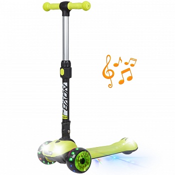 Самокат-кикборд Novatrack Rainbow 2020 (120CBP.RAINBOW.LM20) дизайн-машинка лимонный Самокат-кикборд Novatrack Rainbow 2020 (120CBP.RAINBOW.LM20) дизайн-машинка лимонный