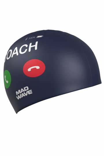 Шапочка для плавания Mad Wave Coach M0554 64