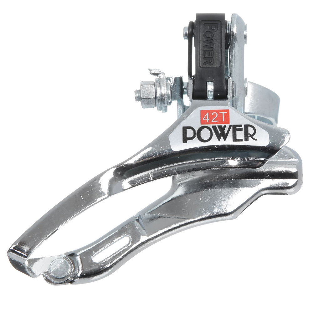 Переключатель скоростей передний Power FD-10TT 28,6 верхняя тяга