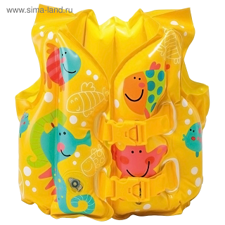Жилет надувной 59661 INTEX Рыбки от 3-5 лет Жилет надувной 59661 INTEX Рыбки от 3-5 лет