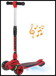 Самокат-кикборд Novatrack Rainbow 2020 (120CBP.RAINBOW.RD20) дизайн-машинка красный