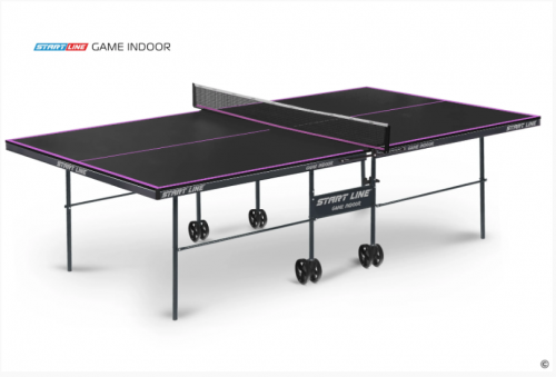 Теннисный стол Start Line Game Indoor с сеткой BLACK