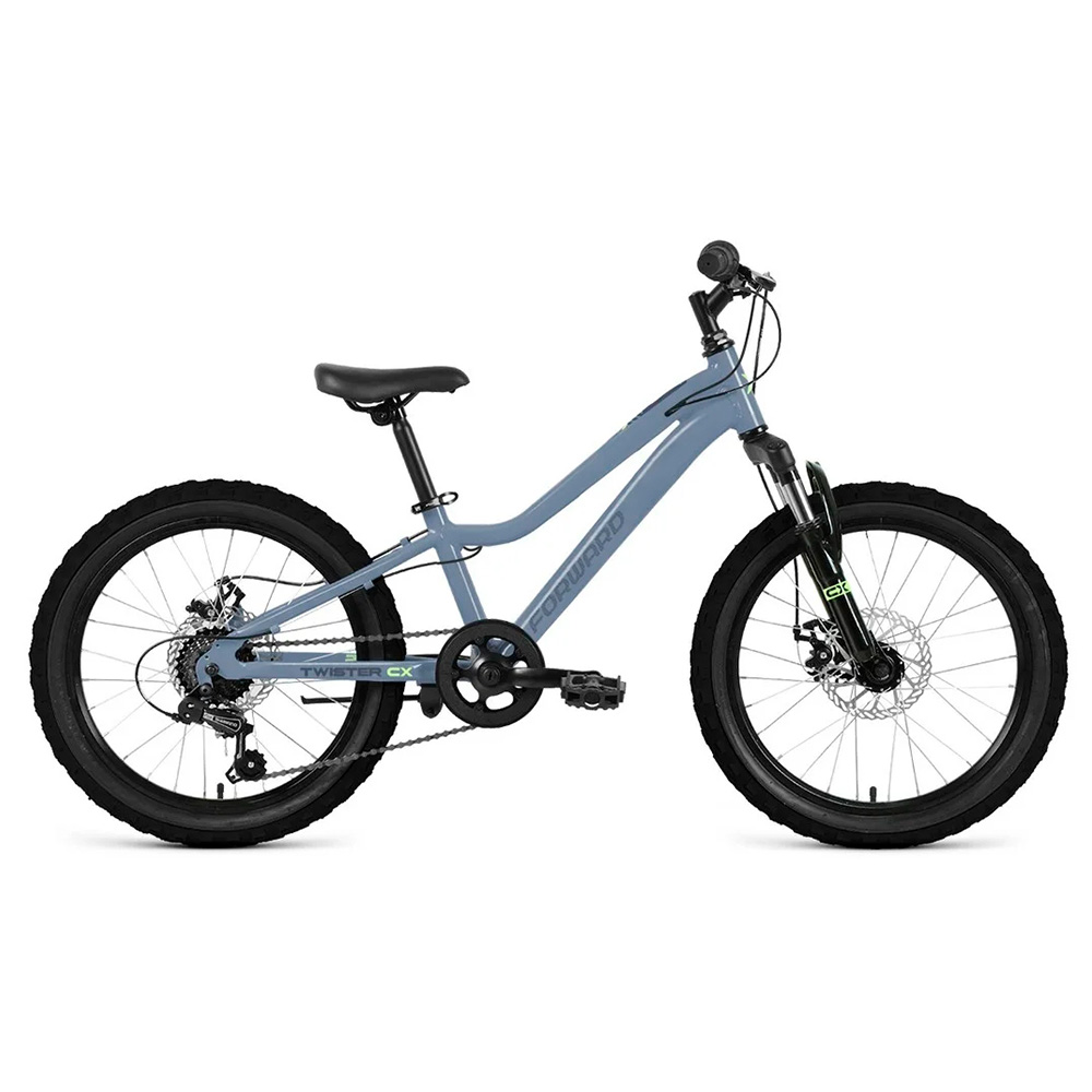 Велосипед FORWARD TWISTER CX 20" D (2026) 7 ск.