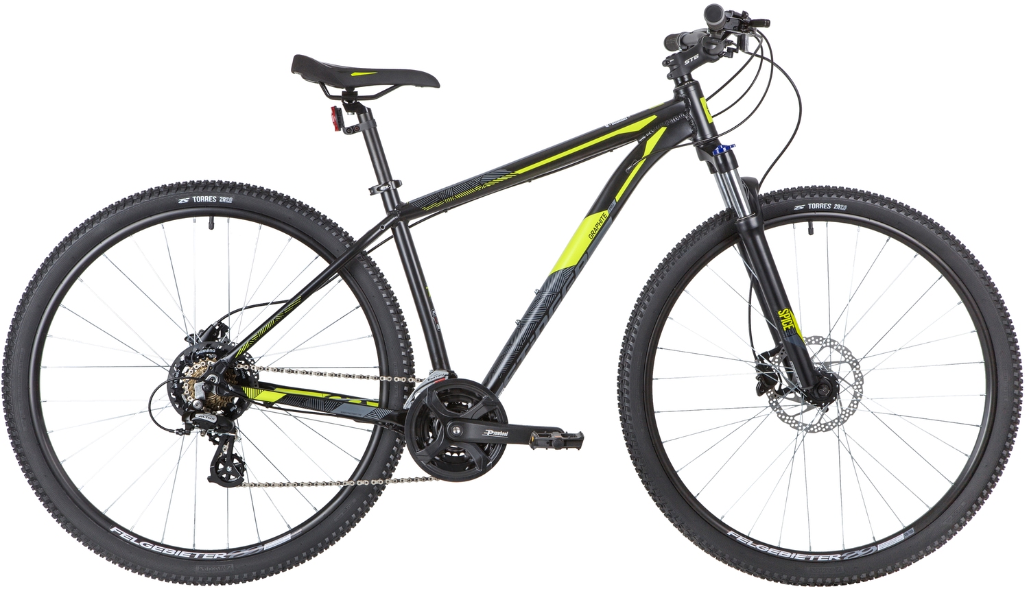 Велосипед STINGER GRAPHITE PRO D 29" (2021) 27 ск.
