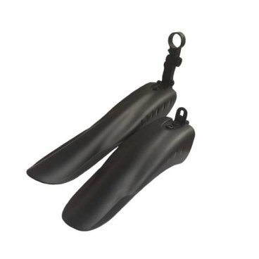 Комплект крыльев TRIX XGNB-003A 24-26" пластик, чёрные, ширина 75 мм.