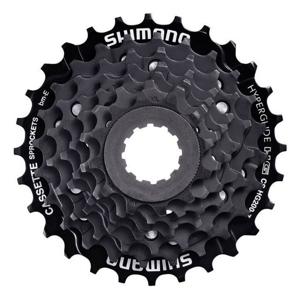 Кассета SHIMANO Tourney TY HG200, 7 ск., 12-28T, 12-32T чёрная
