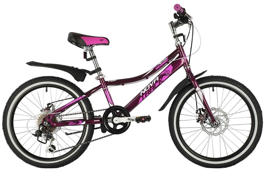 Велосипед NOVATRACK ALICE 20" D (2021) 6 ск.