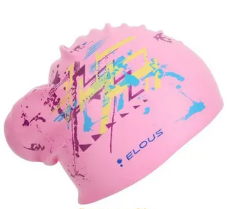 Шапочка для плавания для длинных волос Elous EL006 