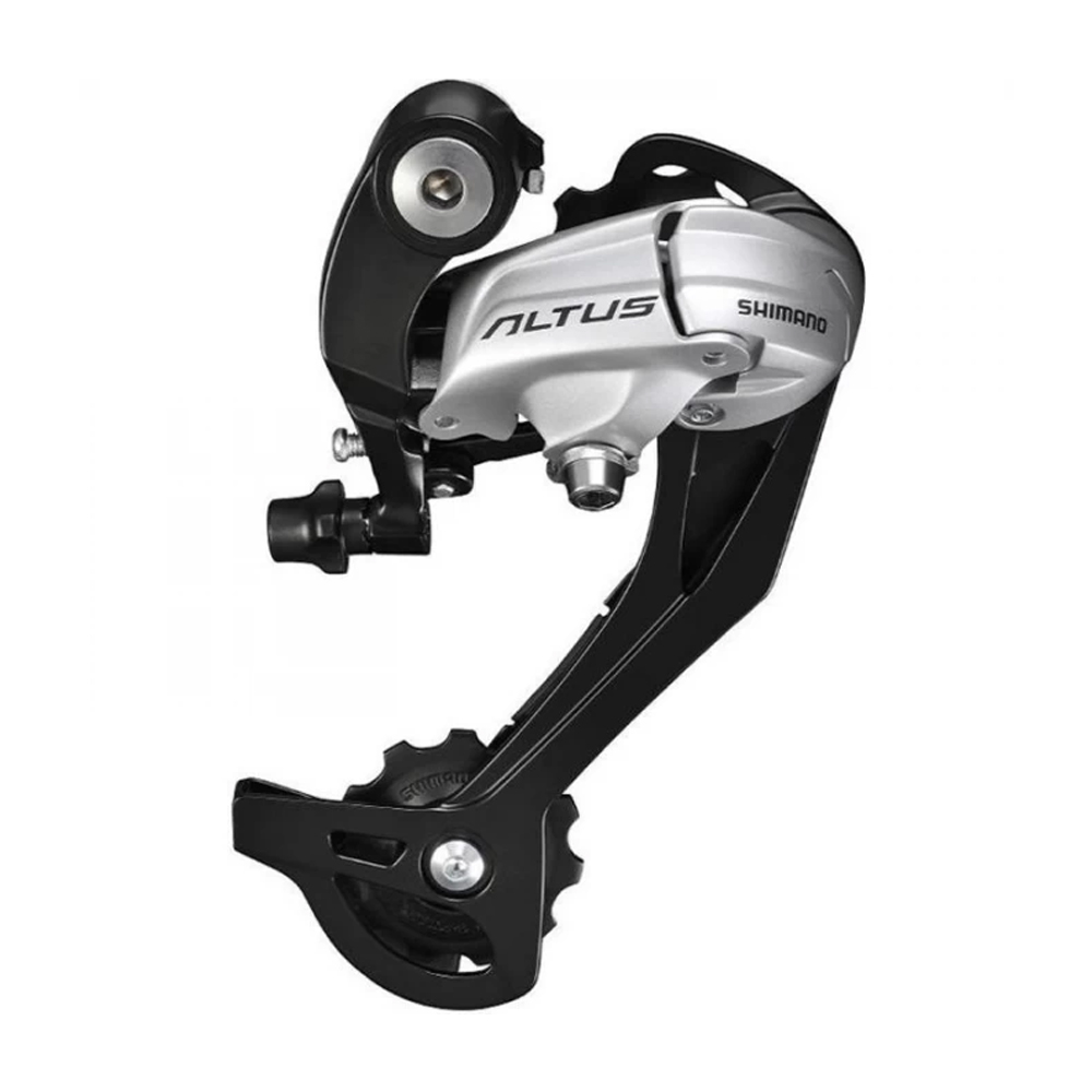 Переключатель скоростей задний SHIMANO Altus M370 9 скоростей серебро