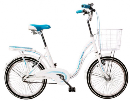 Велосипед WIND FROZEN 20" 1 ск. белый TS20-01/436U с корзиной