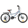 Велосипед FOXX DIFFER 20" D (2026) 6 ск. (Серый)