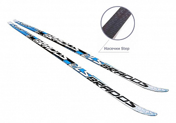 Пластиковые лыжи STC LS SPORT с насечкой  