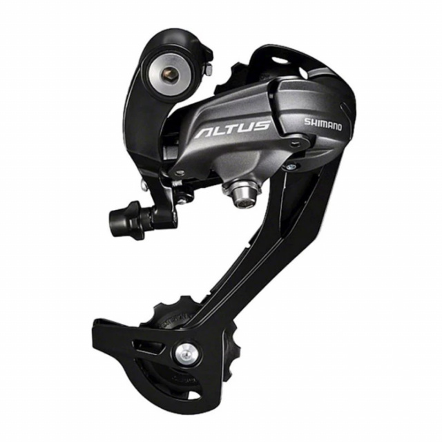 Переключатель скоростей задний SHIMANO Altus M370 SGS  9 ск., чёрный крепление на болт Переключатель скоростей задний SHIMANO Altus M370 SGS  9 ск., чёрный крепление на болт