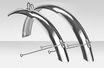 Комплект крыльев 28" хром