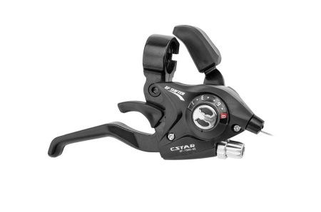Шифтер Stels F-TS60-8S правый 8 ск. с тросом 2050 мм 