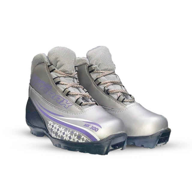 Ботинки лыжные MARAX MXN-300 Women NNN NEW (33, Серебро)