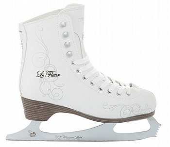 Коньки фигурные Спортивная коллекция LE FLEUR leather 50/50%
