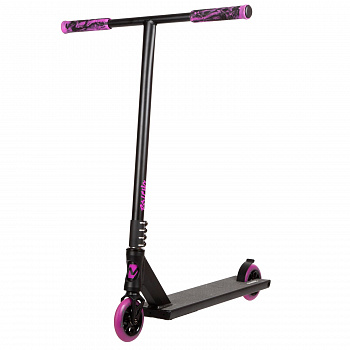 Самокат Novatrack PSYCHO BL (110A. PSYCHO.VT21) черно-фиолетовый Самокат Novatrack PSYCHO BL (110A. PSYCHO.VT21) черно-фиолетовый