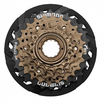 Трещётка SHIMANO Tourney TZ500 7 ск., 14-28T чёрно-коричневая Трещётка SHIMANO Tourney TZ500 7 ск., 14-28T чёрно-коричневая