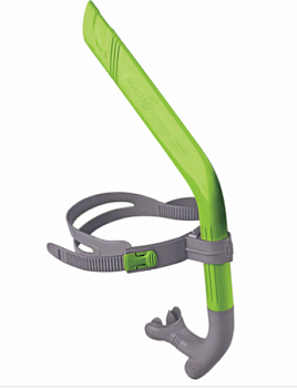 Тренажер дыхательный Mad Wave M0777 02 0 10W PRO SNORKEL Junior green