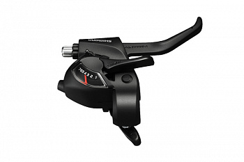 Шифтер SHIMANO Tourney ST-EF 41-7R правый 7 скоростей чёрный  Шифтер SHIMANO Tourney ST-EF 41-7R правый 7 скоростей чёрный