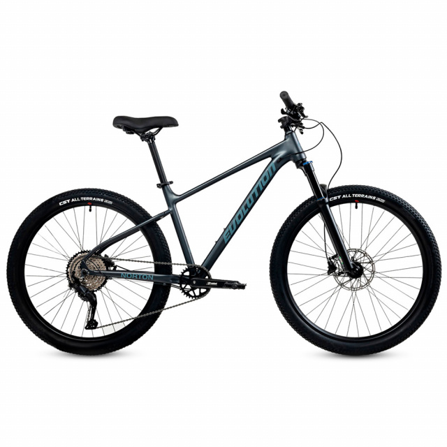 Велосипед EVOLUTION NORTON HD 27,5" алюминий (2026) 9 ск.. HLO (19" (165-180), Чёрный титан матовый)