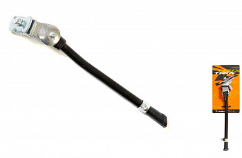 Подножка TRIX 20-28" крепление центральное, регулируемая, чёрно-серебрянная