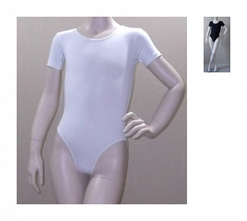 Купальник гимнастический Нола 030/034 короткий рукав хлопок