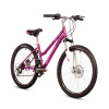Велосипед NOVATRACK JENNY 24" D (2023) 6 ск. (12" (120-140), Пурпурный)