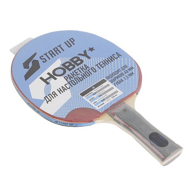 Ракетка для настольного тенниса Start Up Hobby 1Star (9867) Ракетка для настольного тенниса Start Up Hobby 1Star (9867)