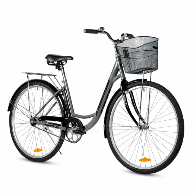 Велосипед FOXX VINTAGE 28" (2026) 1 ск. (18", Серый)