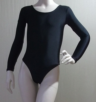 Купальник гимнастический Нола 029/036 длинный рукав хлопок