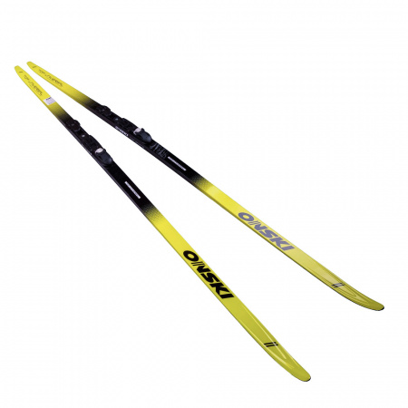 Пластиковые лыжи ONSKI TOP UNIVERSAL с креплением (2024)