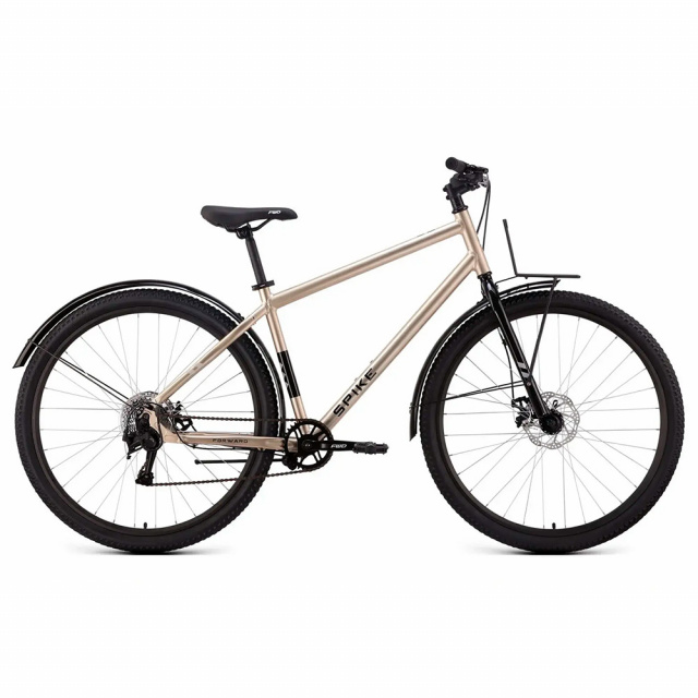 Велосипед FORWARD SPIKE CX 29" D (2026) 8 ск. (18", Серо-коричневый)