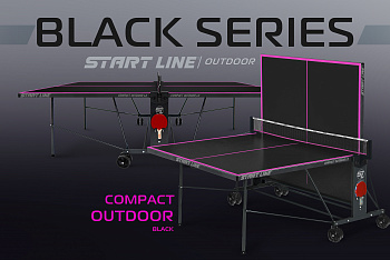 Теннисный стол Start Line Compact Outdoor-2 LX BLACK