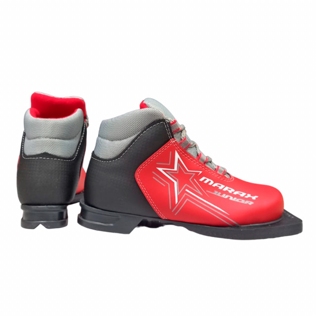Ботинки лыжные MARAX МX JUNIOR NEW (31, Красный)