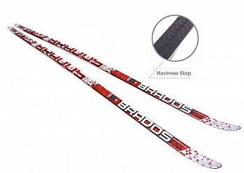 Пластиковые лыжи STC XT TOUR BRADOS с насечкой  