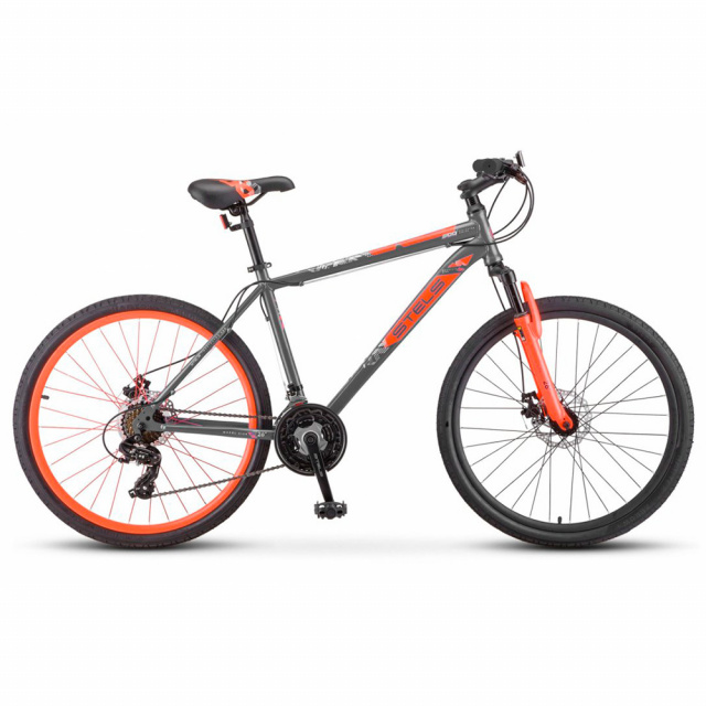Велосипед STELS Navigator 500 MD 26" F020 (2021) 21 ск. (20" (178-185), Серый - красный)