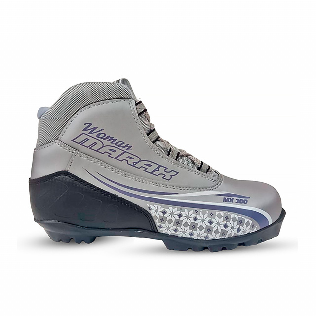 Ботинки лыжные MARAX MXN-300 Women NNN NEW (33, Серебро)