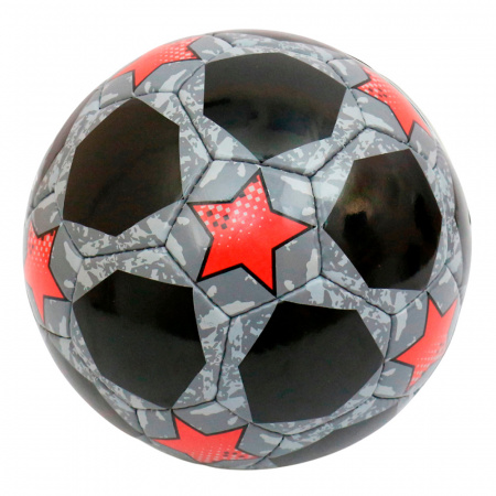 Мяч футбольный Ingame Pro Black (р.5, Черно - красный)