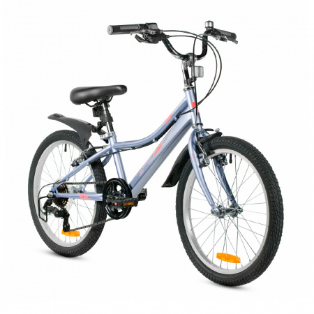 Велосипед FOXX JASMINE 20" V (2026) 6 ск. (Голубой)