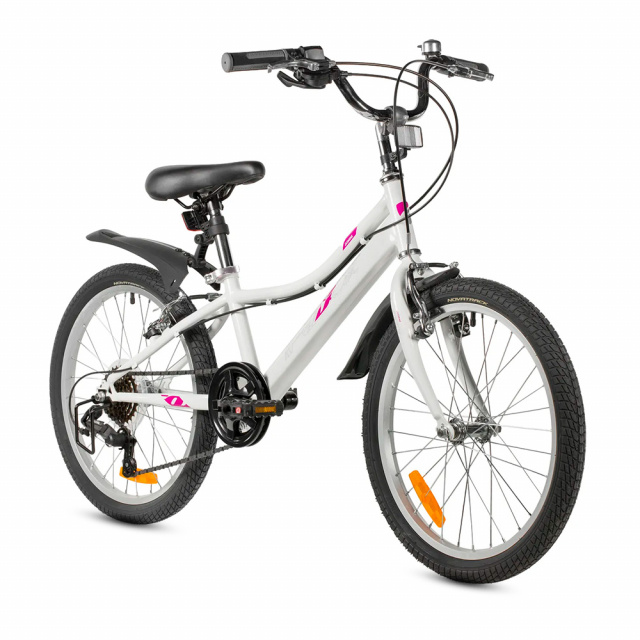 Велосипед FOXX JASMINE 20" V (2026) 6 ск. (Белый)