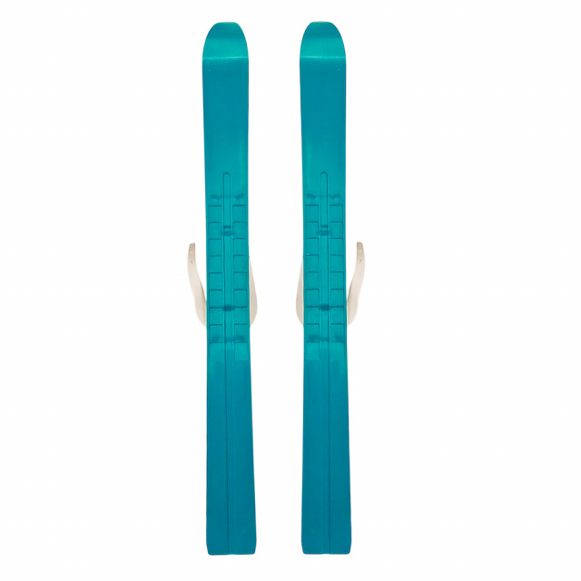 Лыжи детские "Олимпик-спорт" Пингвины 66/75 см, крепление мягкое пластиковое, с палками