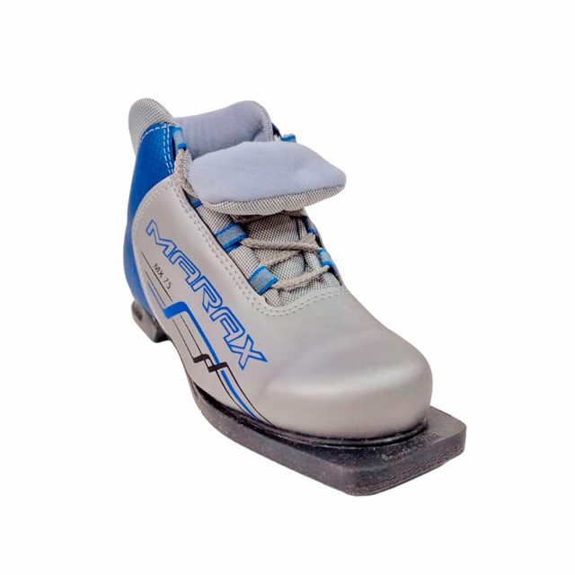 Ботинки лыжные MARAX МX - 75 NEW (36, Серебро - синий)