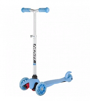 Самокат-кикборд Novatrack Disco-kids (120H.DISCOKIDS.BL20) голубой