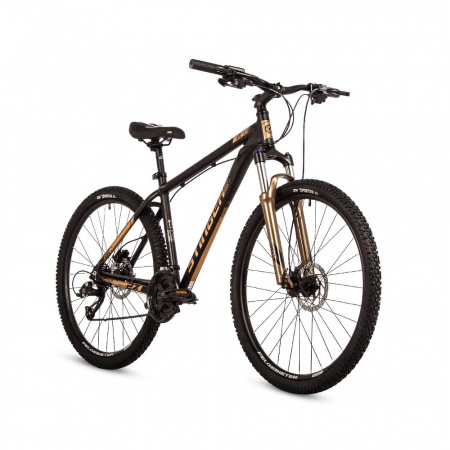 Велосипед STINGER ELEMENT PRO D 27,5" (2023)  (18" (167-178), Золотистый)