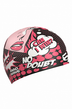 Шапочка для плавания Mad Wave Pop-art M0554 22