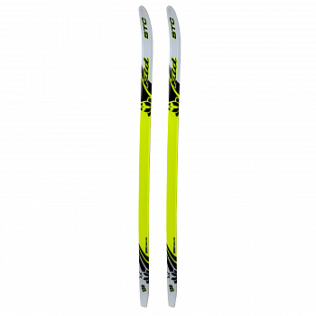 Пластиковые лыжи STC KIDS PANDA с насечкой NN-75 мм