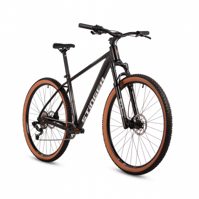 Велосипед STINGER GRADIENT EVO D 29 (2025)  (MD-18" (167-178), Чёрный)