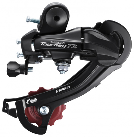 Переключатель скоростей задний SHIMANO Tourney TZ500 на петух 6 скоростей 